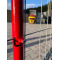 Barricade panel | Bracket for barriers, galvanized + red coated | see data sheet for further information